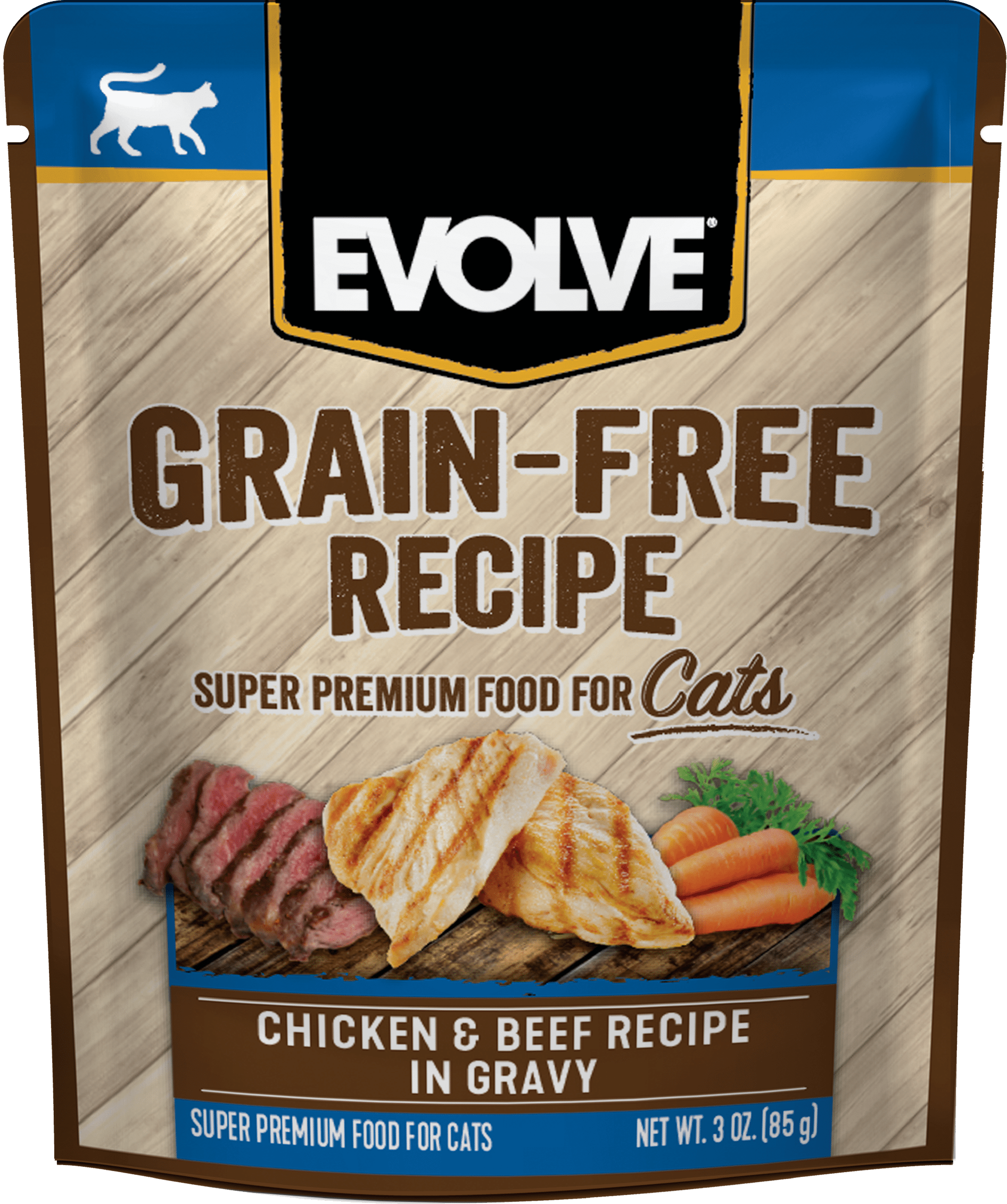Evolve Grain Free Chicken & Beef Recipe In Gravy